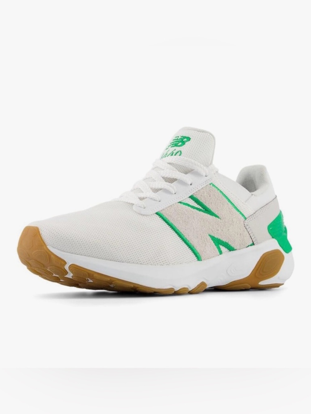 New Balance | Men’s White Green Sneakers | 12 wide
